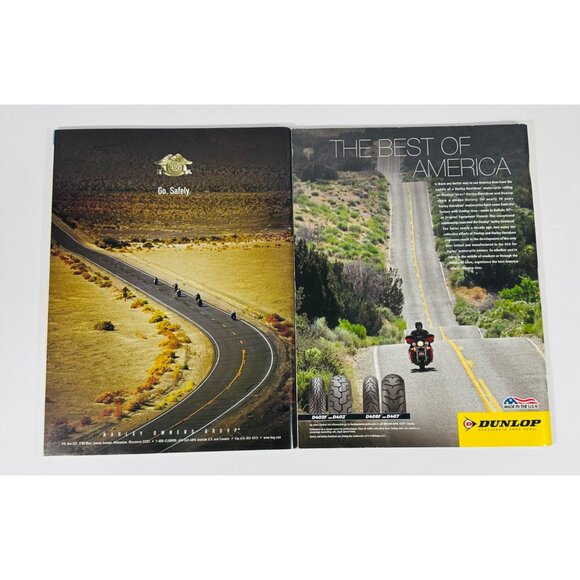 Harley Davidson HOG Touring Handbooks Adventure Guide & Custom Chrome Magazine - Picture 3 of 16